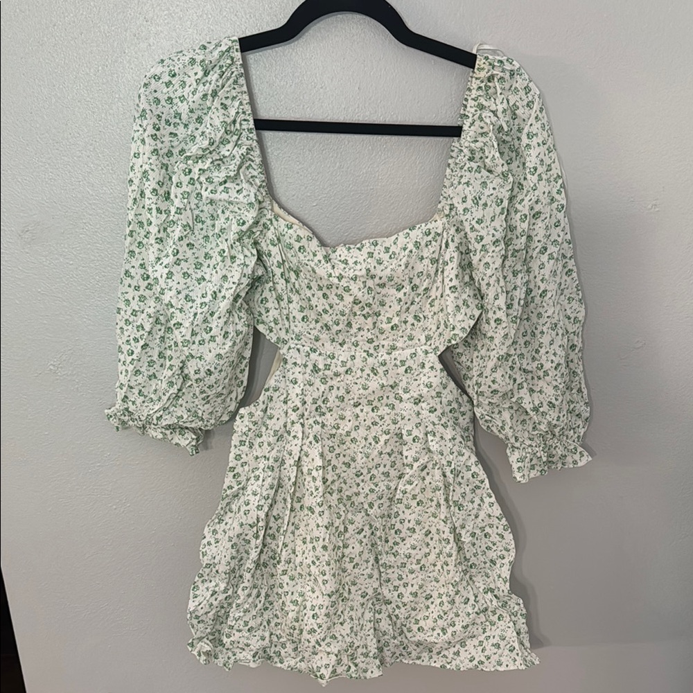 Floral Puff Sleeve Dress